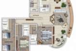 Apartamento de 3 habitaciones en Shalom Residences (Clic para Ver mas)
